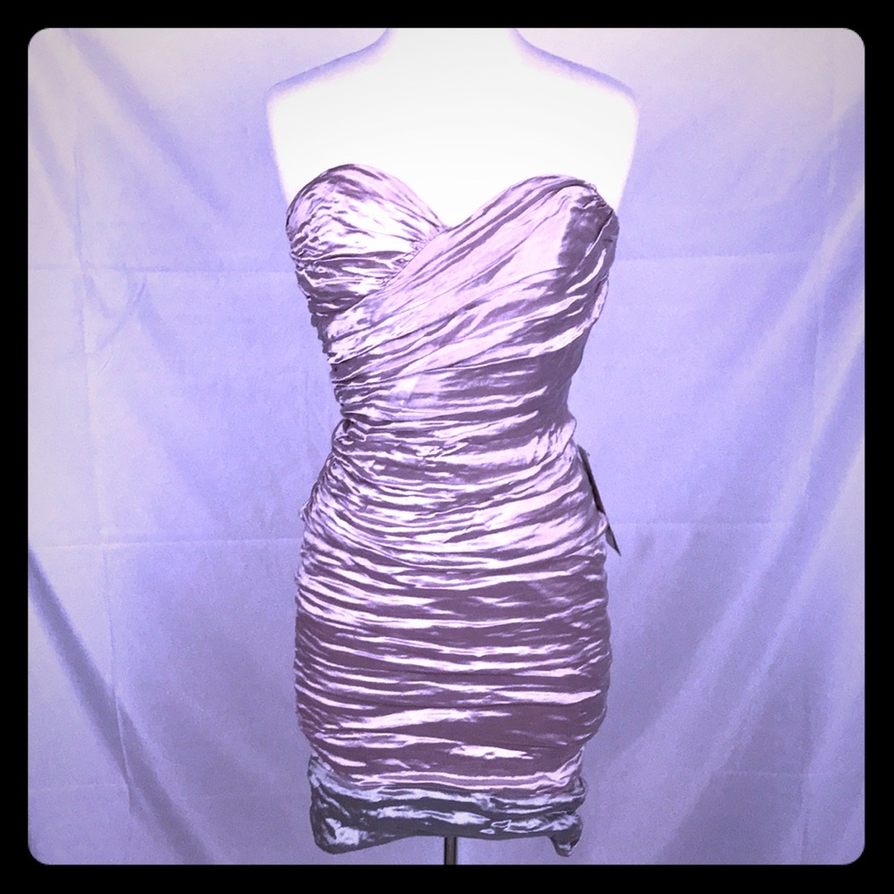 Nicole Miller Ruched Bodycon Dress